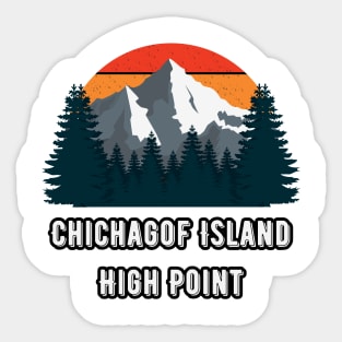 Chichagof Island High Point Sticker